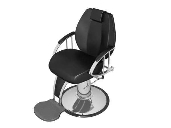 Beauty Salon Classic Barber Chair 3d model Beauty Salon Classic Barber Chair 3d model