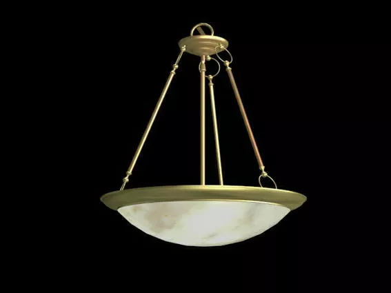 Classic Style Bowl Shade Home Lighting 3d model Classic Style Bowl Shade Home Lighting 3d model