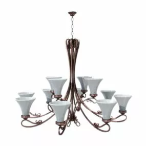 Classic Design Chandelier Light 3d model