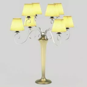 Vintage Chandelier Table Lamp 3d model