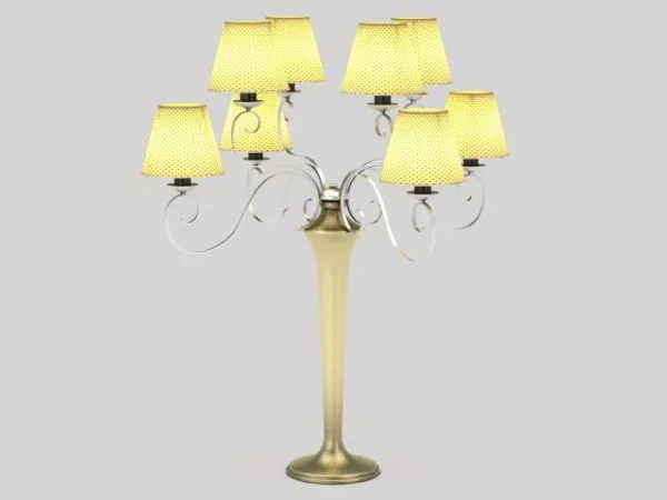 Vintage Chandelier Table Lamp 3d model Vintage Chandelier Table Lamp 3d model