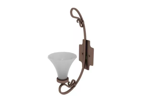 Home Classic Copper Wall Light 3d model Home Classic Copper Wall Light 3d model