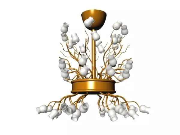 Home Classic Chandelier 3d model Home Classic Chandelier 3d model