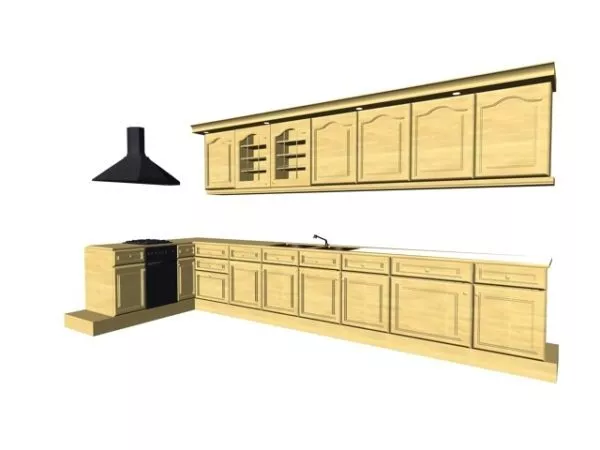 Siemens Gas Stove Silver Color 3d model