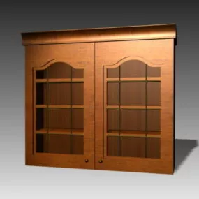Classic Kitchen Wall Cabinet 3d model