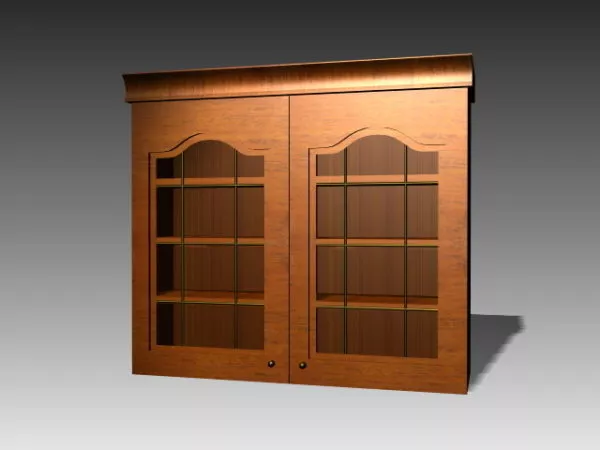 Classic Kitchen Wall Cabinet 3d model Classic Kitchen Wall Cabinet 3d model