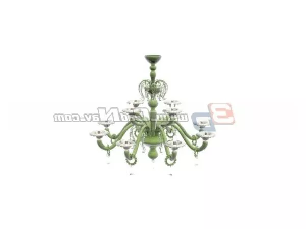Classical Design Chandelier Lighting 3d model Classical Design Chandelier Lighting 3d model