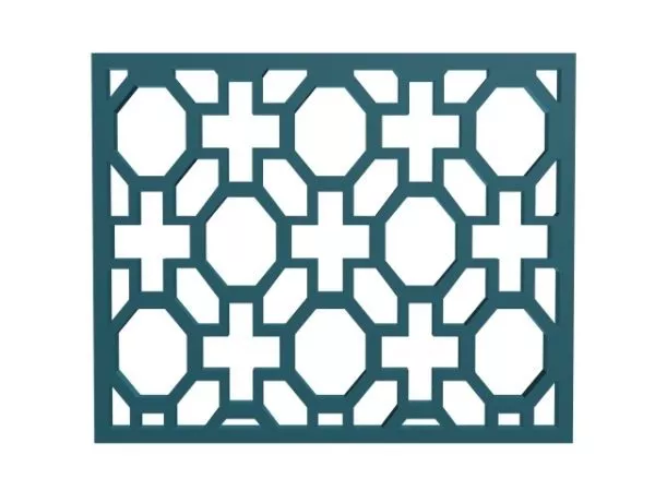 Vintage Lattice Window 3d model Vintage Lattice Window 3d model