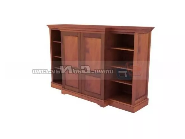 Vintage Living Room Side Cabinet 3d model Vintage Living Room Side Cabinet 3d model