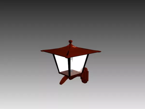 Antique Outdoorwall Lighting 3d model Antique Outdoorwall Lighting 3d model
