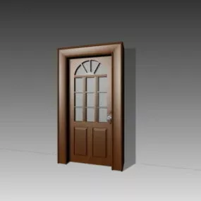 Classroom Door Design 3d model