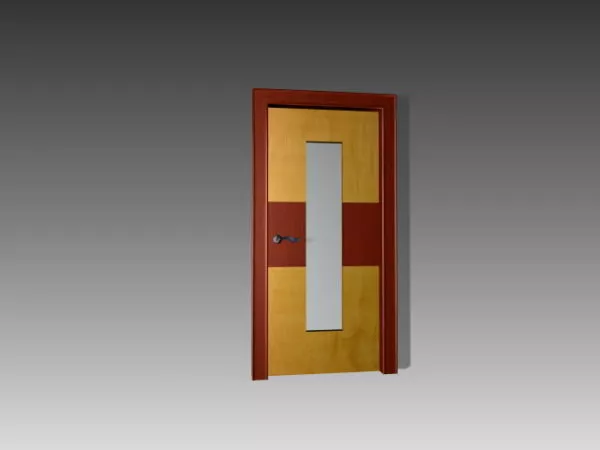 Classroom Door Wooden Glass Windows 3d model Classroom Door Wooden Glass Windows 3d model