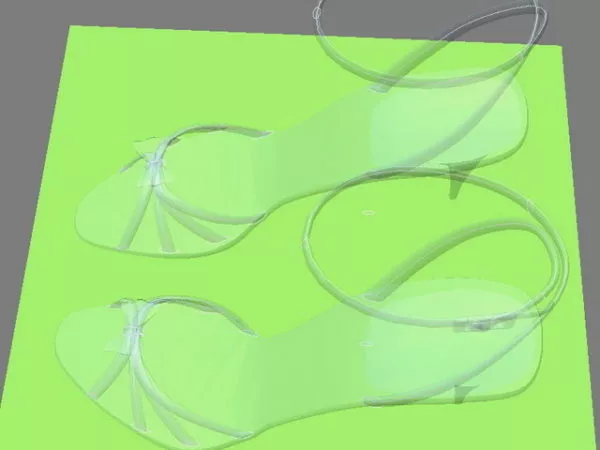 Lady Shoes 3d model