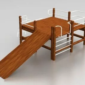 Climbing Frame Slide Playground 3d model