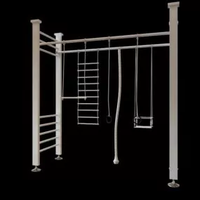 Sport Climbing Training Structure 3d model