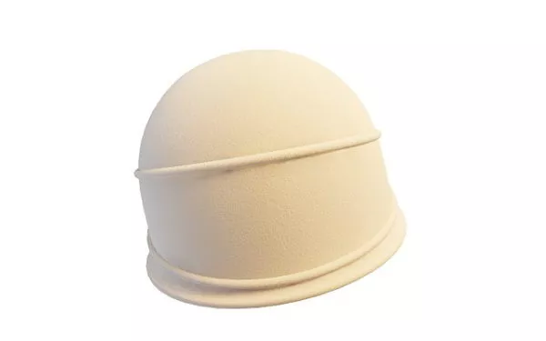 Yellow Hard Hat 3d model