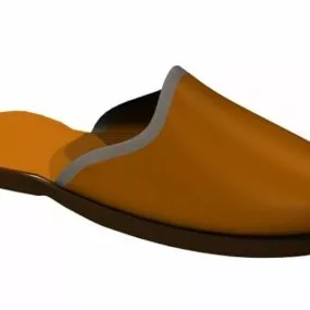 Fashion Closed Toe Slipper 3d model