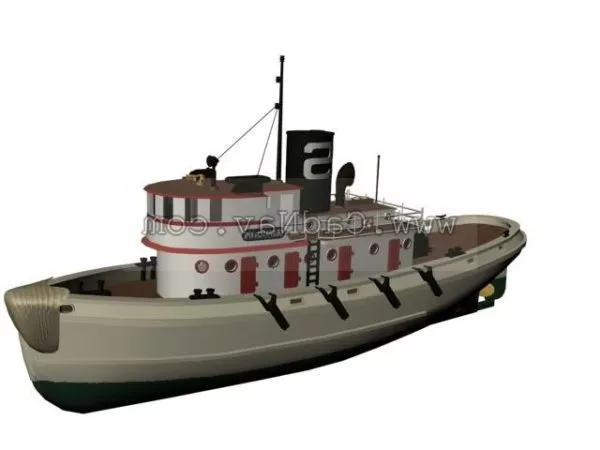 General Fishing Boat Medium Size 3d model