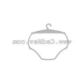 Coat Rack Hanger Equipment 3d model