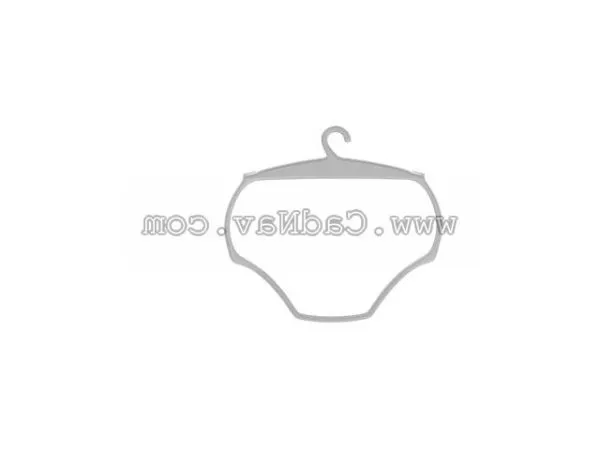 Clothes Tree Hanger 3d model
