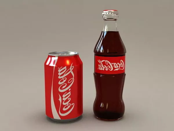 Drink Coca-cola Bottle Can 3d model Drink Coca-cola Bottle Can 3d model