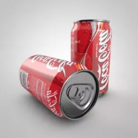 Soda Drink Coca Cola Can 3d model