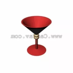 Kitchen Cocktail Glass 3d model