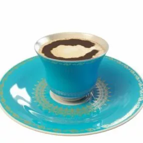 Coffee Cup With Saucer 3d model