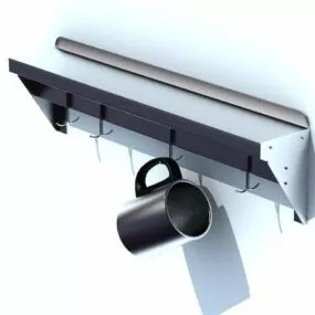 Kitchen Coffee Cup Hangers 3d model
