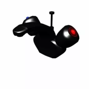 Cold Hot Water Metal Faucet 3d model