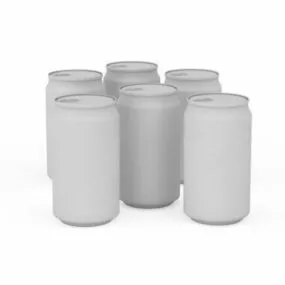 Food Beverage Cans 3d model