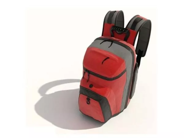 Young School Bag 3d model Young School Bag 3d model