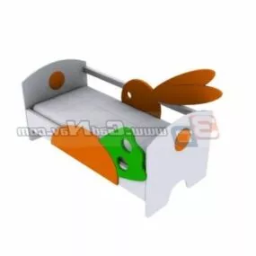 Furniture Color Smart Kid Bed 3d model