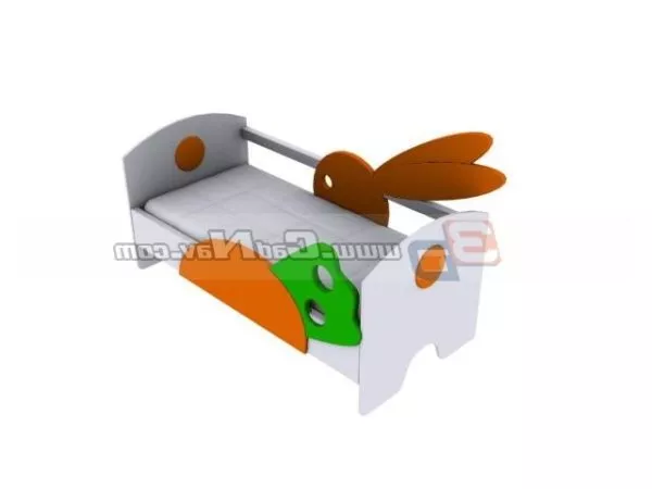 Furniture Color Smart Kid Bed 3d model Furniture Color Smart Kid Bed 3d model