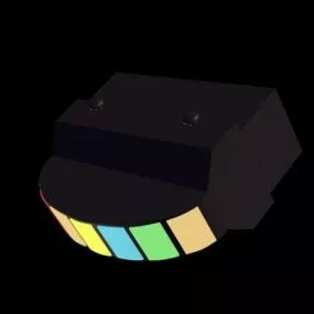 Studio Color Spot Lights 3d model