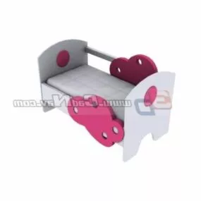 Furniture Colorful Child Bed 3d model