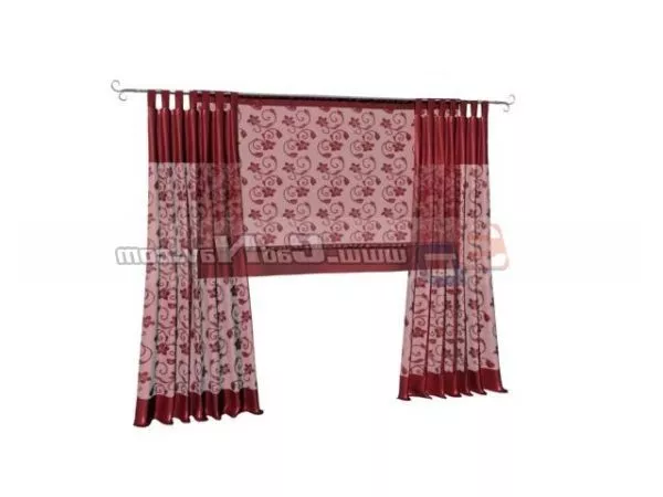 Table Textile Cover 3d model