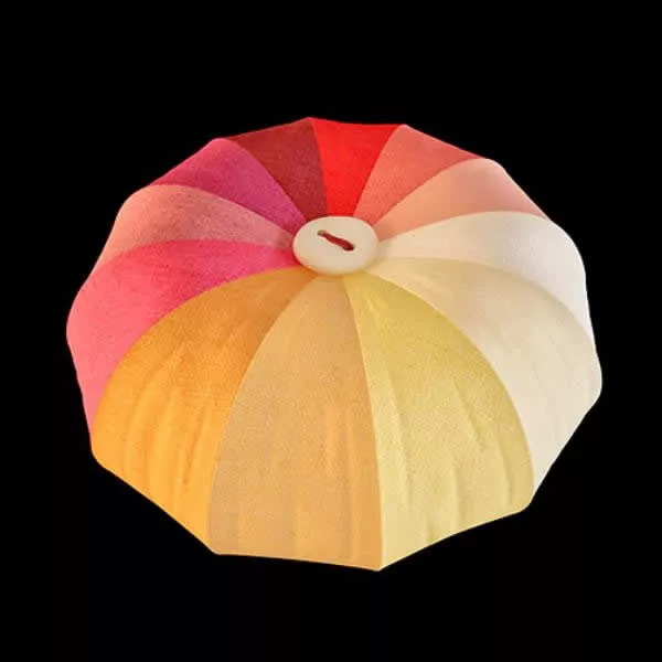 Color Pumpkin Style Pillow 3d model Color Pumpkin Style Pillow 3d model