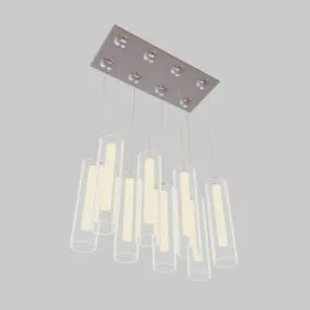 Column Crystal Kitchen Ceiling Light 3d model