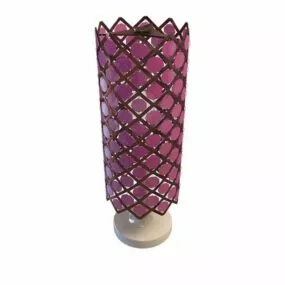 Column Decorative Shade Of Floor Lamp 3d model