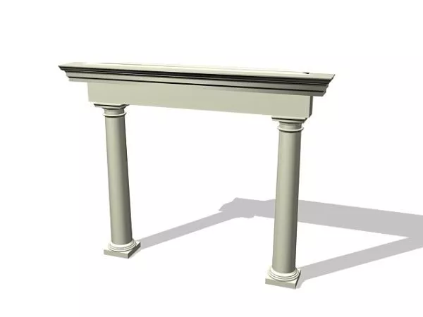 Thick Column 3d model