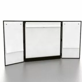 Office Whiteboard Bulletin Board 3d model