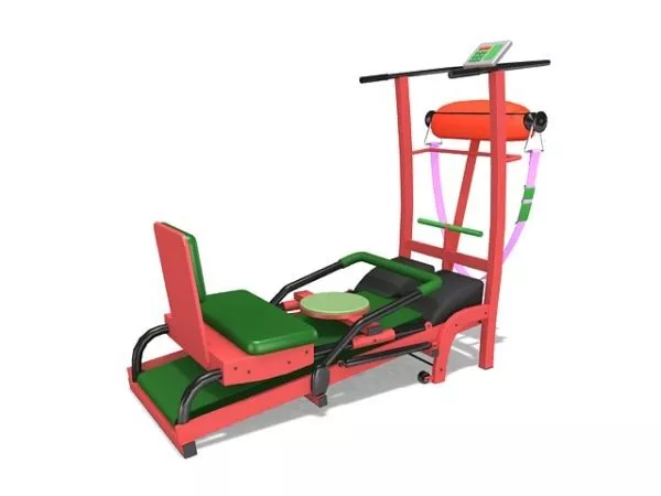 Gym Techno Treadmill 3d model