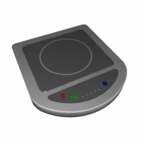 Commercial Kitchen Induction Cooker 3d model