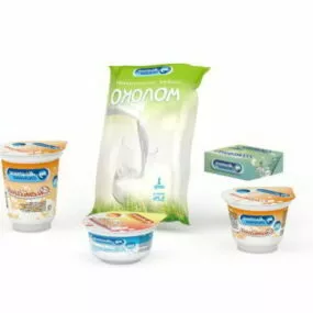 Kitchen Common Dairy Products 3d model