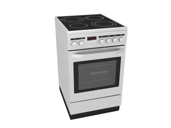 Old Gas Stove 3d model