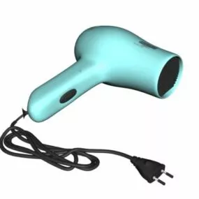 Hair Salon Compact Hair Dryer 3d model