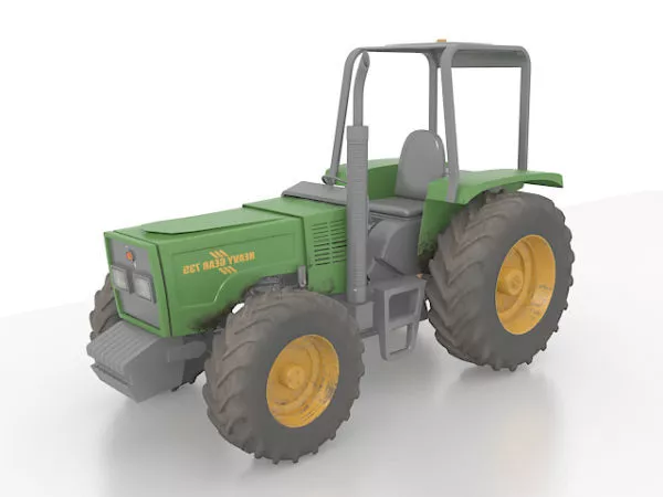 Farmer Compact Utility Tractor 3d model Farmer Compact Utility Tractor 3d model
