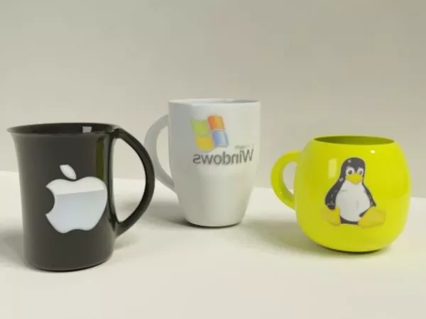 Kitchen Computer Funny Mugs 3d model Kitchen Computer Funny Mugs 3d model