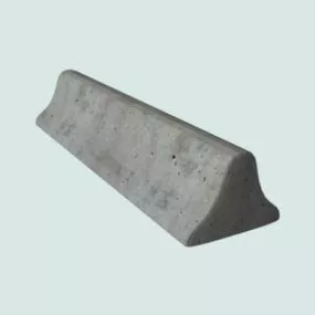 Road Concrete Step Barrier 3d model